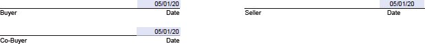 Foreign Language Acknowledgement Form signature section