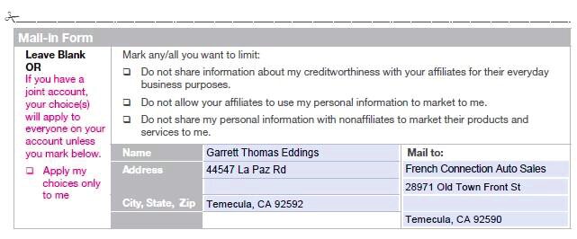 Privacy policy example